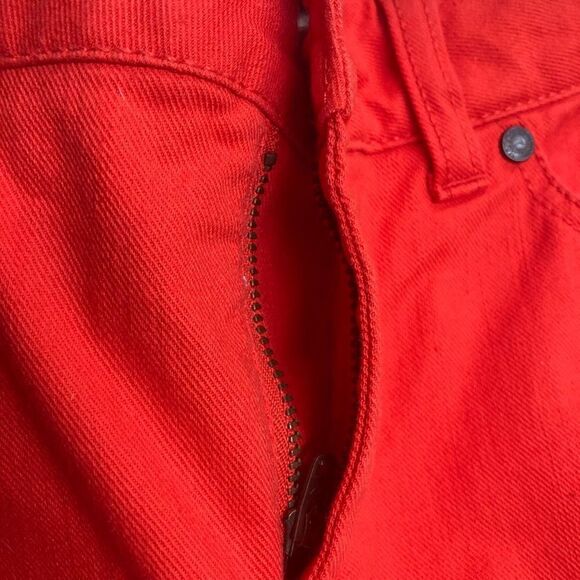 TALBOTS Women’s Red Signature Slim Ankle Jeans Size 2 Inseam 28 - Picture 4 of 10